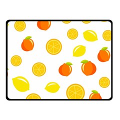 Fruits,orange Fleece Blanket (small) by nateshop