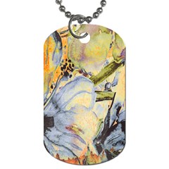 Flower Dog Tag (two Sides) by nateshop