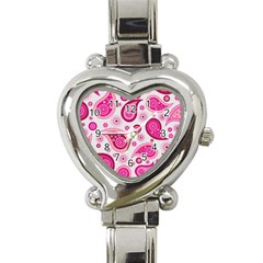 Paisley Heart Italian Charm Watch by nateshop