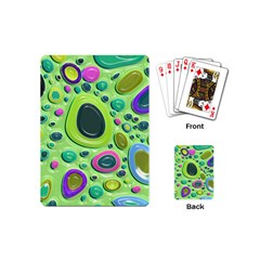 Blob Ring Circle Abstract Playing Cards Single Design (mini) by Wegoenart