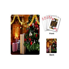 Christmas Tree And Presents Playing Cards Single Design (mini) by artworkshop