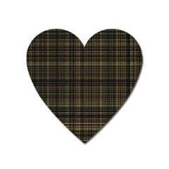 Plaid Heart Magnet by nateshop