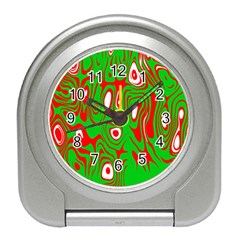 Red-green Travel Alarm Clock by nateshop