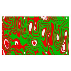Red-green Banner And Sign 7  X 4  by nateshop
