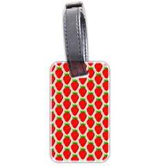 Strawberries Luggage Tag (two Sides) by nateshop