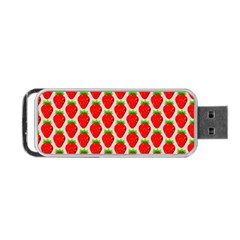 Strawberries Portable Usb Flash (one Side) by nateshop