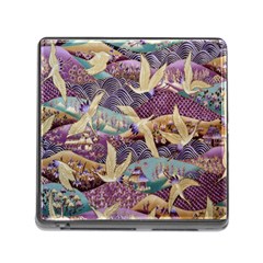 Textile Fabric Pattern Memory Card Reader (square 5 Slot) by nateshop