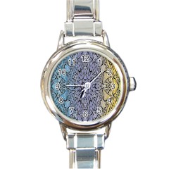 Tile Round Italian Charm Watch