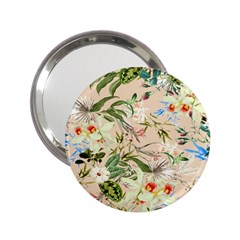 Tropical Fabric Textile 2 25  Handbag Mirrors by nateshop