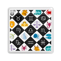 Zodiac Astrology Horoscope Pattern Memory Card Reader (square) by Wegoenart