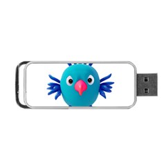 Fantasy 3d Bird Illustration 2 Portable Usb Flash (one Side) by dflcprintsclothing