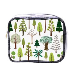 Chrismas Tree Greeen  Mini Toiletries Bag (one Side) by nateshop