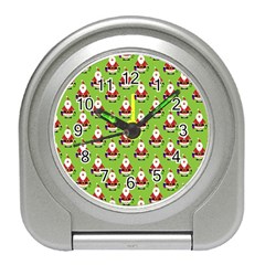 Christmas-santaclaus Travel Alarm Clock by nateshop