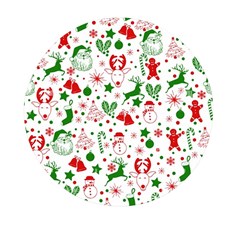 Christmas-seamless-green  Mini Round Pill Box (pack Of 3) by nateshop