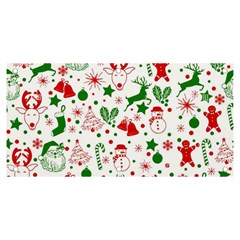 Christmas-seamless-green  Banner And Sign 6  X 3  by nateshop