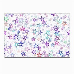 Christmasstars-003 Postcard 4 x 6  (pkg Of 10) by nateshop