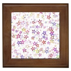 Christmasstars-004 Framed Tile by nateshop