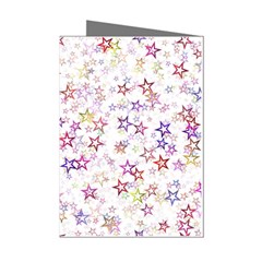 Christmasstars-004 Mini Greeting Cards (pkg Of 8) by nateshop