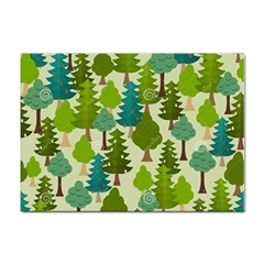 Seamless-forest-pattern-cartoon-tree Sticker A4 (100 Pack) by nateshop