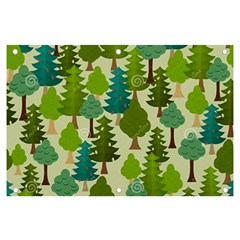 Seamless-forest-pattern-cartoon-tree Banner And Sign 6  X 4  by nateshop