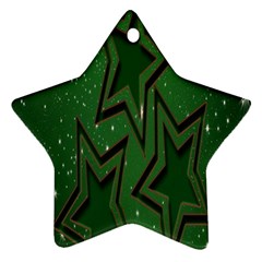 Starchristmas Star Ornament (two Sides) by nateshop