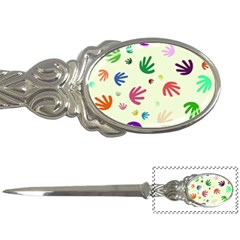 Doodle Squiggles Colorful Pattern Letter Opener