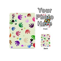 Doodle Squiggles Colorful Pattern Playing Cards 54 Designs (mini)