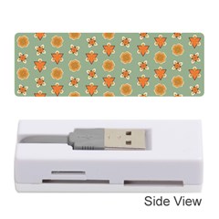 Wallpaper Background Floral Pattern Memory Card Reader (stick)