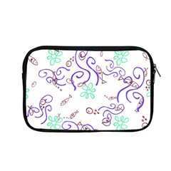 Background Pattern Wallpaper Fish Apple Macbook Pro 13  Zipper Case