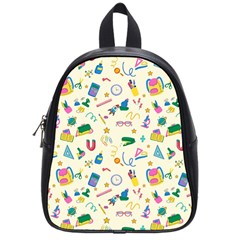 Pattern School Bag Pencil Triangle School Bag (small)