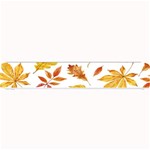 Watercolor-autumn-leaves-pattern-vector Small Bar Mat