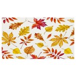 Watercolor-autumn-leaves-pattern-vector Banner and Sign 7  x 4 