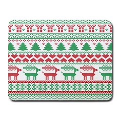 Scandinavian-nordic-christmas-seamless-pattern-vector Small Mousepad by nateshop