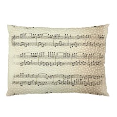 Music Beige Vintage Paper Background Design Pillow Case