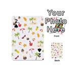 Summer Backgroundnature Beach Playing Cards 54 Designs (Mini) Front - Spade2