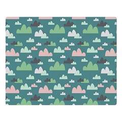 Llama Clouds  Double Sided Flano Blanket (large)  by ConteMonfrey