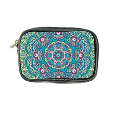 Green, Blue And Pink Mandala  Coin Purse by ConteMonfrey