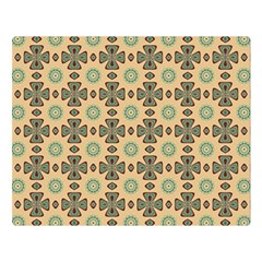 Abstract Green Caramels Double Sided Flano Blanket (large)  by ConteMonfrey