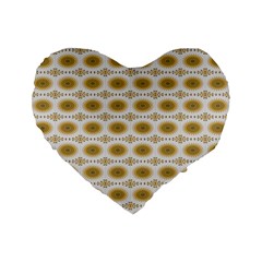 Abstract Petals Standard 16  Premium Flano Heart Shape Cushions by ConteMonfrey