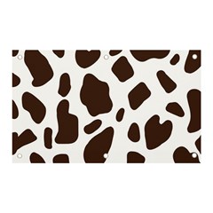 Cow Spots Brown White Banner And Sign 5  X 3  by ConteMonfrey