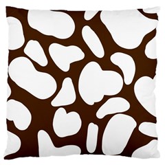 Brown White Cow Large Cushion Case (one Side) by ConteMonfrey