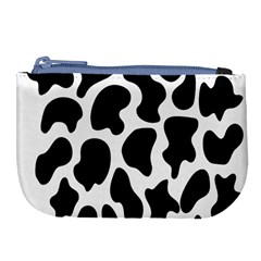 Cow Black And White Spots Large Coin Purse by ConteMonfrey