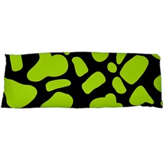 Neon Green Cow Spots Body Pillow Case (dakimakura) by ConteMonfrey