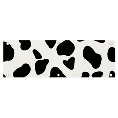 Black And White Spots Banner And Sign 6  X 2  by ConteMonfrey