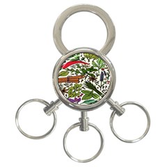 Background-033 3-ring Key Chain by nateshop