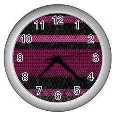 Background-044 Wall Clock (silver)