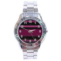 Background-044 Stainless Steel Analogue Watch by nateshop