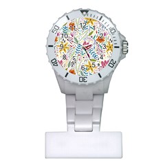 Flowers Plastic Nurses Watch by nateshop