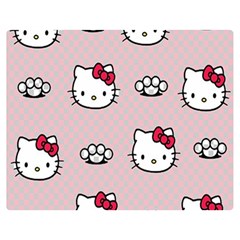 Hello Kitty Double Sided Flano Blanket (medium)  by nateshop