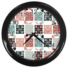 Mint Wall Clock (black) by nateshop